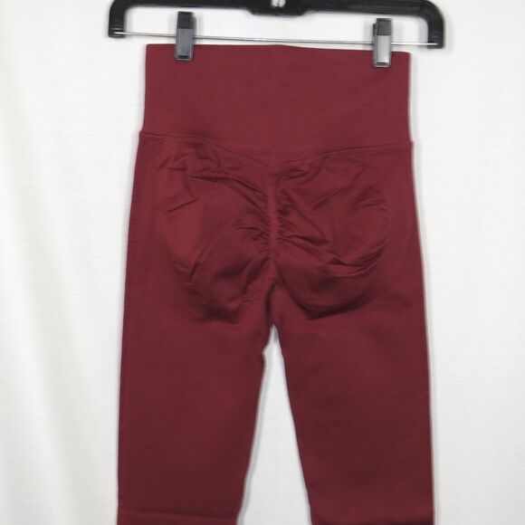 Seamless Flow Scrunch Butt Lifting Side Rib High Waist Leggings Sz Small - Picture 2 of 8